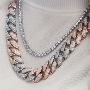 TWO TONE CUBAN CHAIN AVAILABLE IN ALL SIZES!!